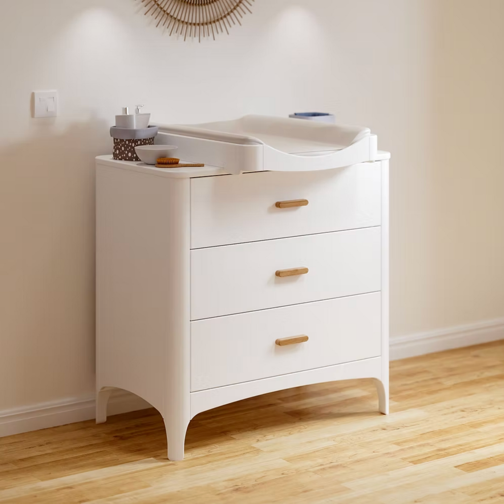NEREE - Commode 3 tiroirs 90x52x88 cm