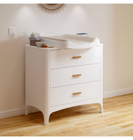 NEREE - Commode 3 tiroirs 90x52x88 cm