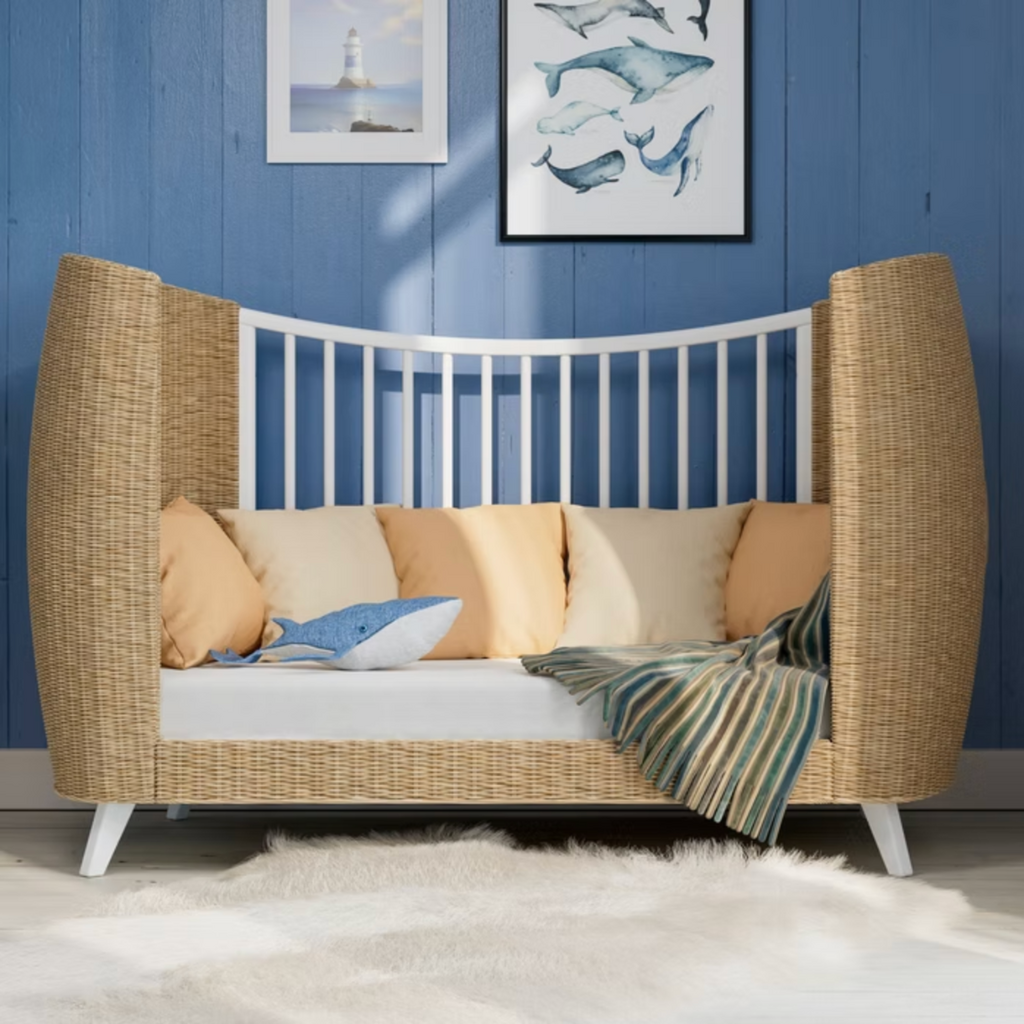 COQUILLAGE - Lit bébé évolutif en 70x140 cm