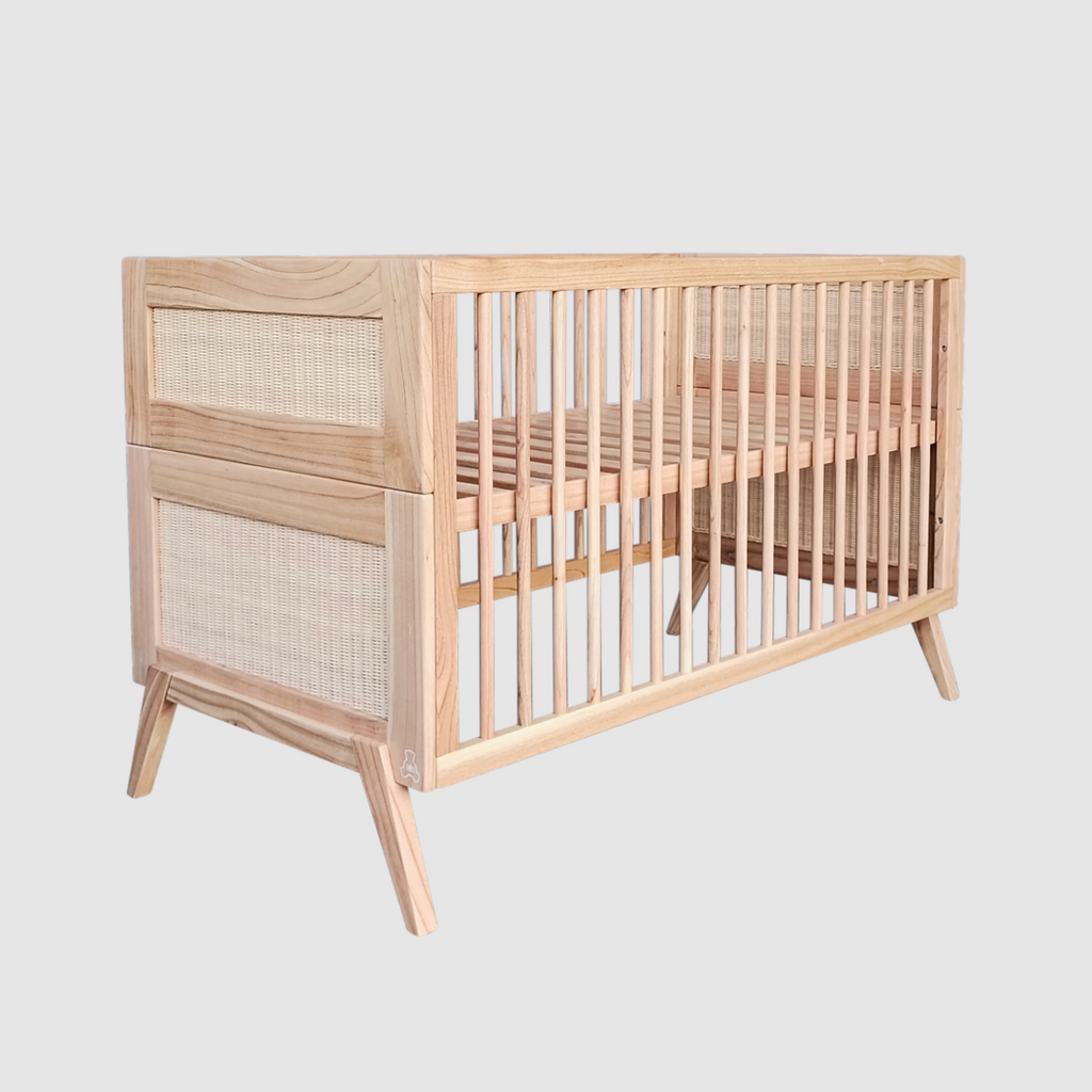 MARELIA - Lit bébé évolutif en bois 70x140cm