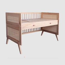 MARELIA - Lit bébé évolutif en bois 70x140cm