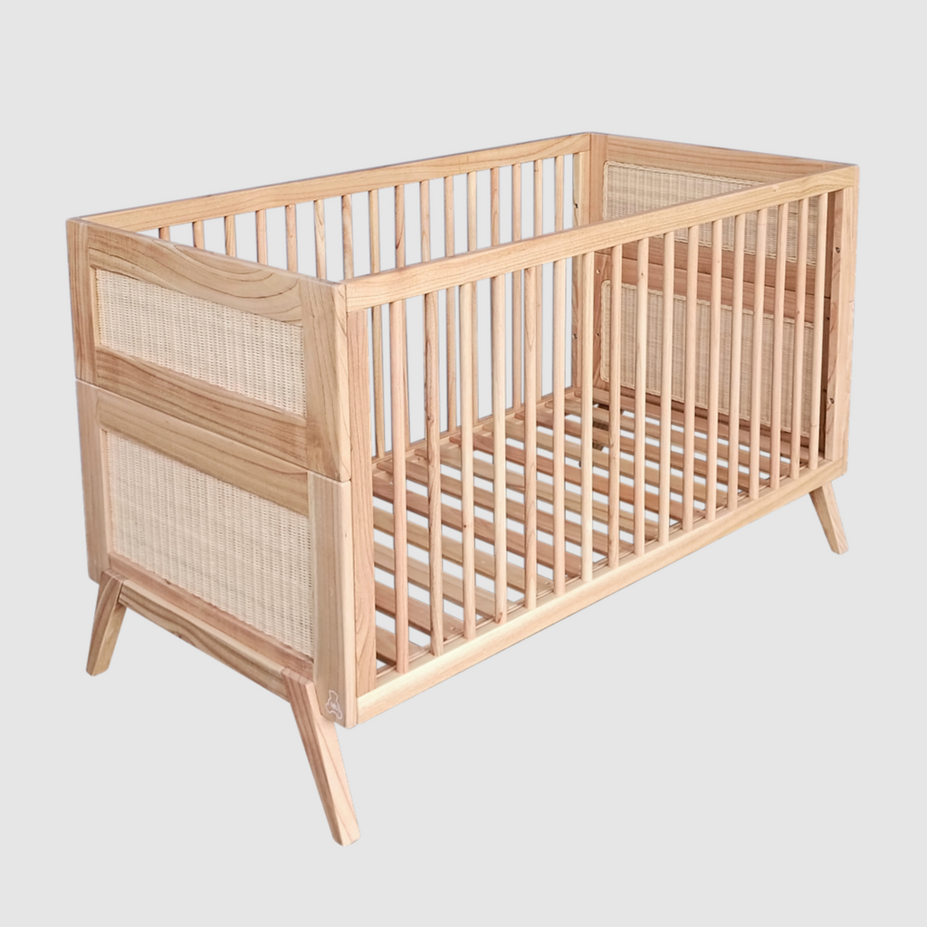 MARELIA - Lit bébé évolutif en bois 60x120cm