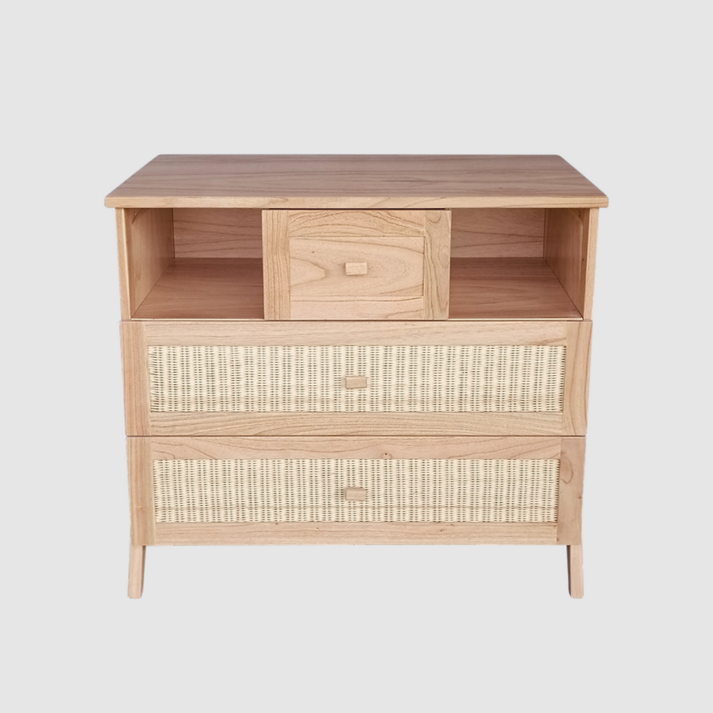 MARELIA - Commode 3 tiroirs en bois