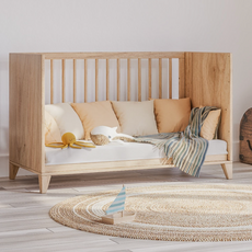 NAIA - Lit bébé évolutif en bois 60X120cm