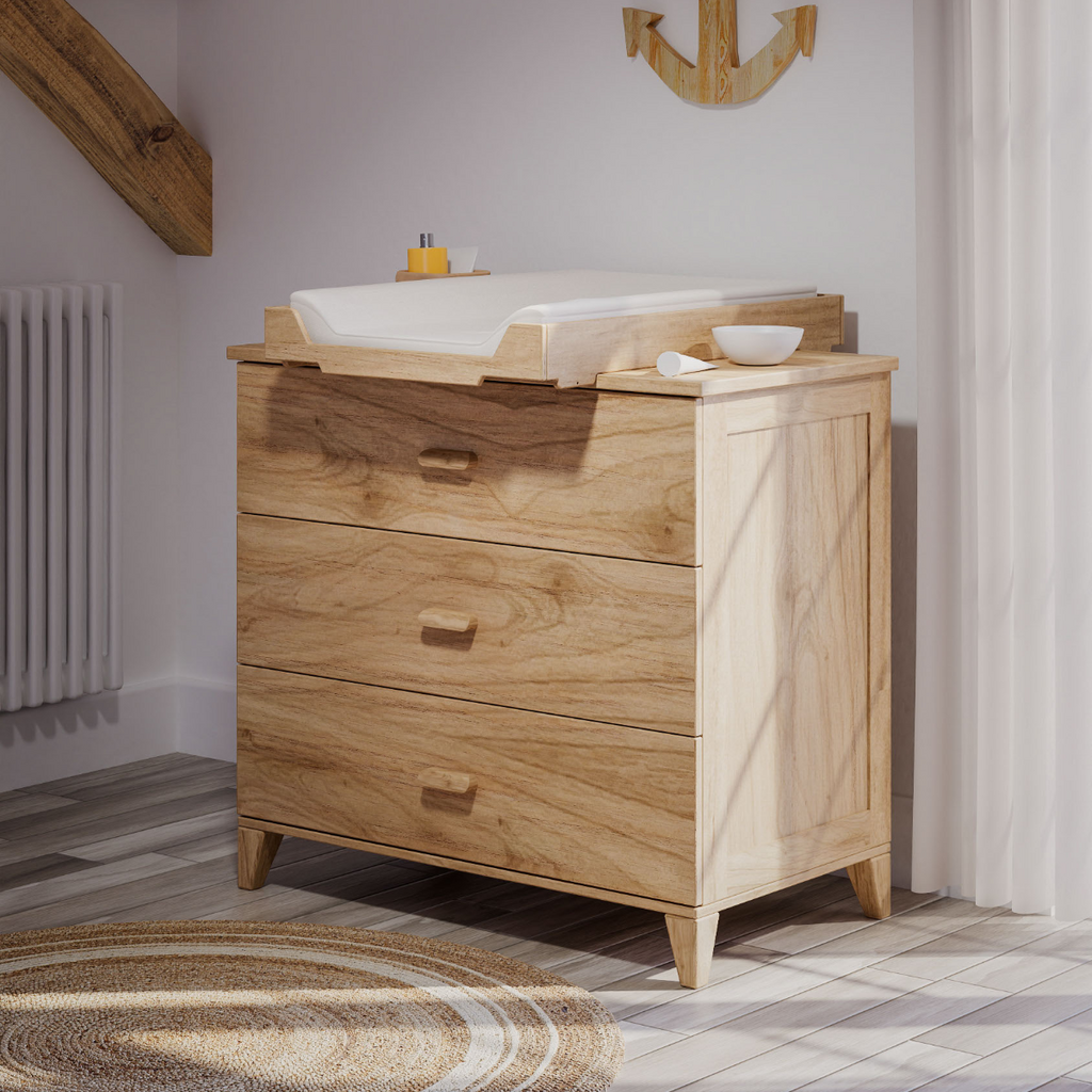 NAIA - Commode 3 tiroirs en bois