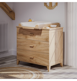 NAIA - Commode 3 tiroirs en bois