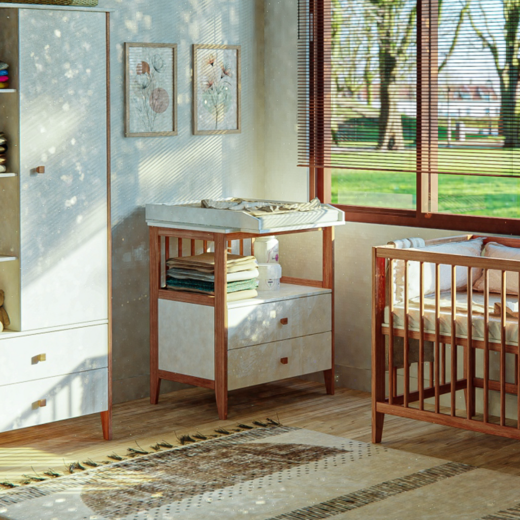 GASPARD - Box à langer 73x53x9 cm (hors commode)