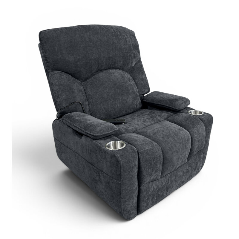Pinnacle - Recliner Électrique basculant pivotant accoudoirs ajustables