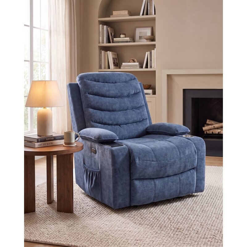 Bonzoy - Recliner Électrique basculant pivotant accoudoirs électriques fonction massage