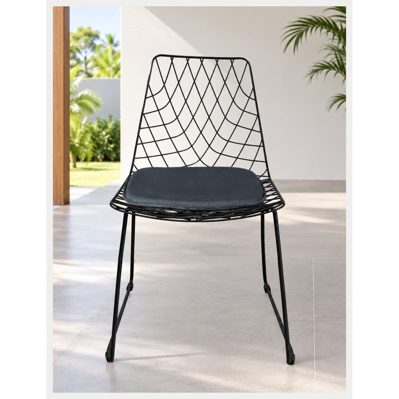 Rosa - Chaise en métal