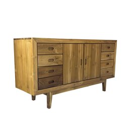 Buffet 2 portes 8 tiroirs en teck 150x45x80 Cm WB