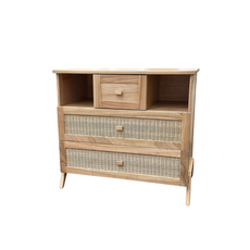 MARELIA - Commode 3 tiroirs en bois