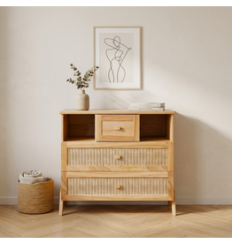 MARELIA - Commode 3 tiroirs en bois
