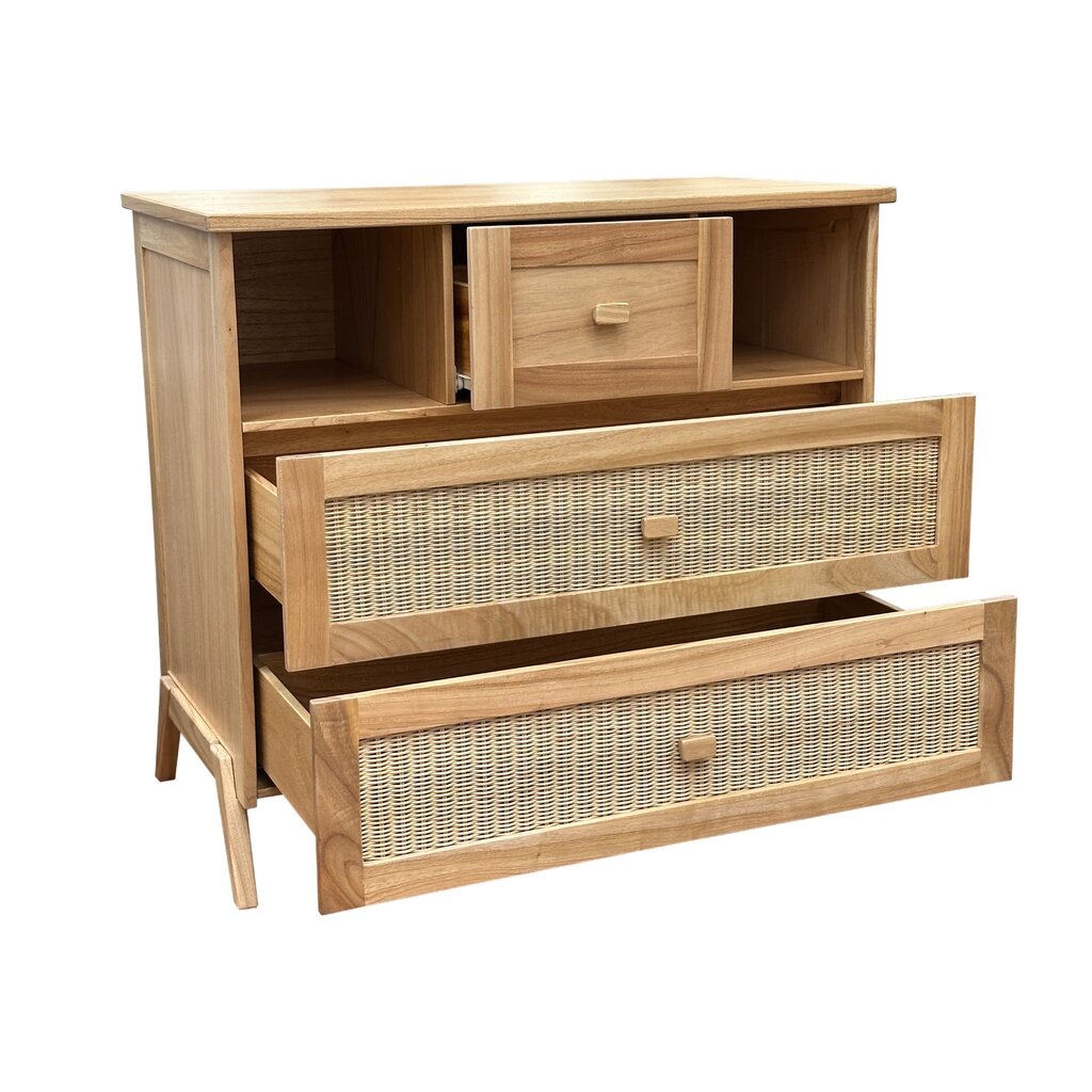 MARELIA - Commode 3 tiroirs en bois