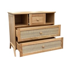 MARELIA - Commode 3 tiroirs en bois
