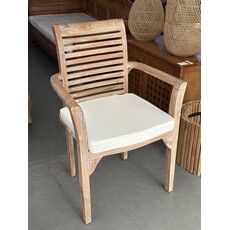 Chaise Empilable finition gris-céruse (BT-620)