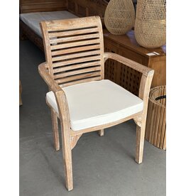 Chaise Empilable finition gris-céruse (BT-620)