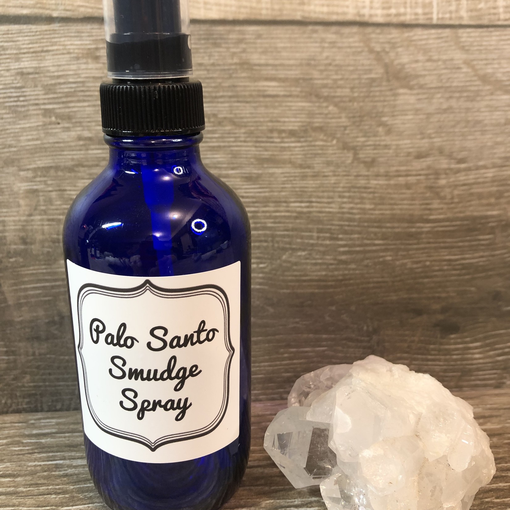 Palo Santo Smudge Room Spray w/ Clear Quartz Crystals