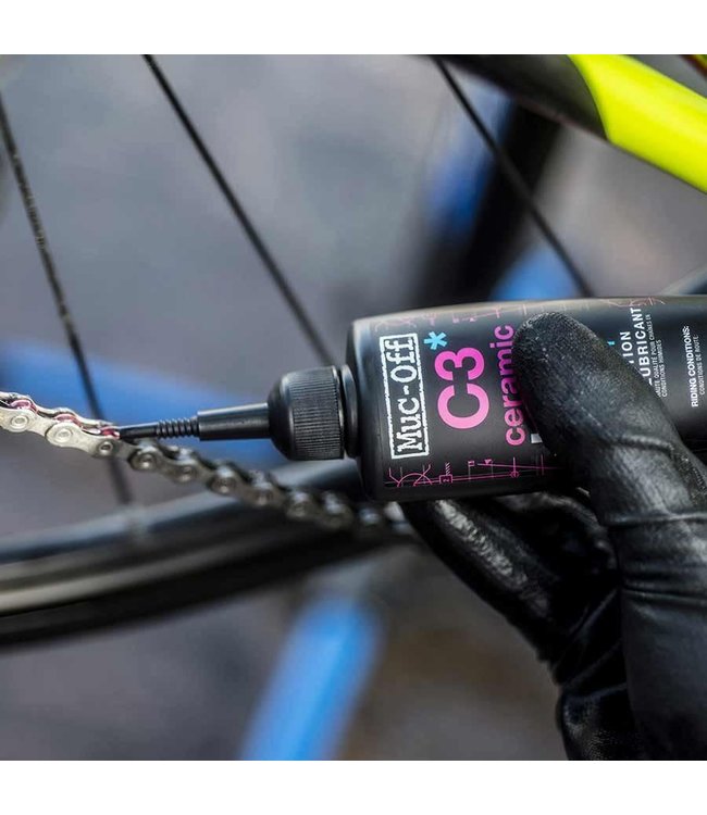 Lubrifiant à chaîne C3 Wet Ceramic (120ml) de Muc-Off