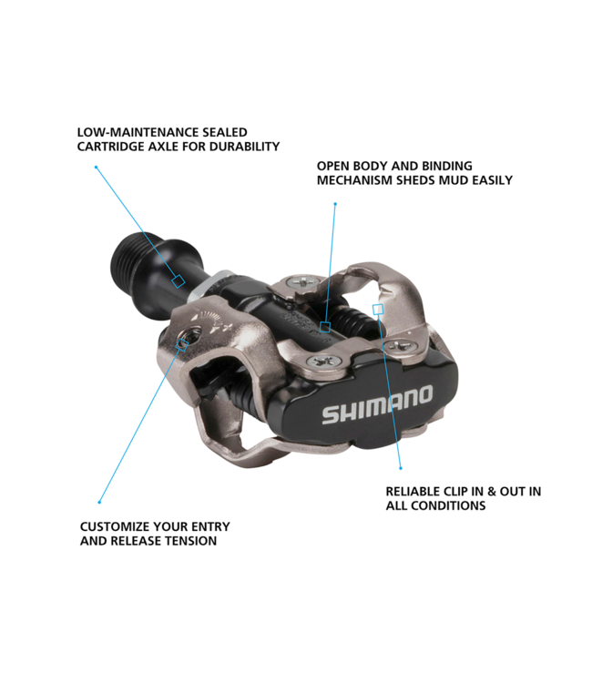 Shimano PD-M540 SPD Pedals