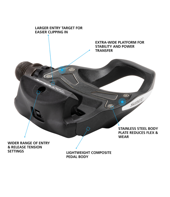 Pédales SPD-SL PD-R550 de Shimano