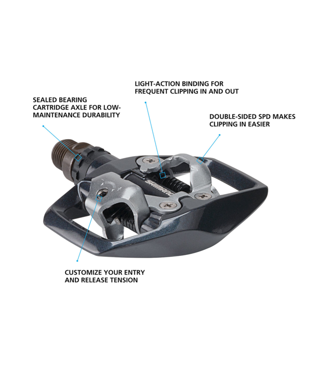 Pédales  SPD PD-ED500 de Shimano