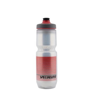 Specialized Bouteille Purist Insulated Chromatek WaterGate Translucent/Black/Red 23oz de Specialized