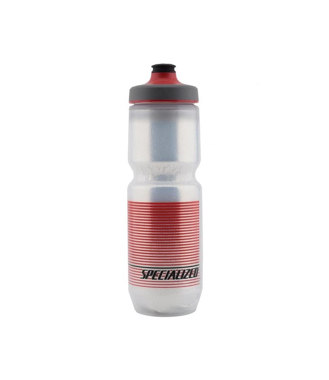 Specialized Bouteille Purist Insulated Chromatek WaterGate Translucent/Black/Red 23oz de Specialized