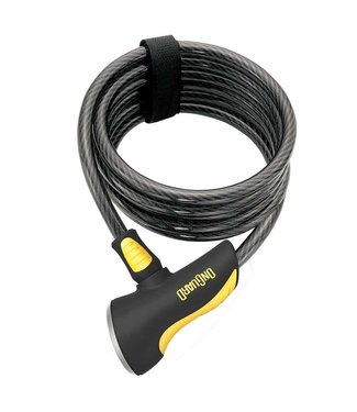 OnGuard Doberman 8028 Coil Cable w/ Key Lock (12mm x 185cm)