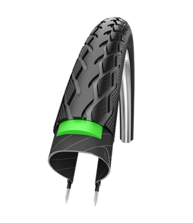 Pneu rigide Schwalbe Marathon Noir 20 x 1.75 de Schwalbe