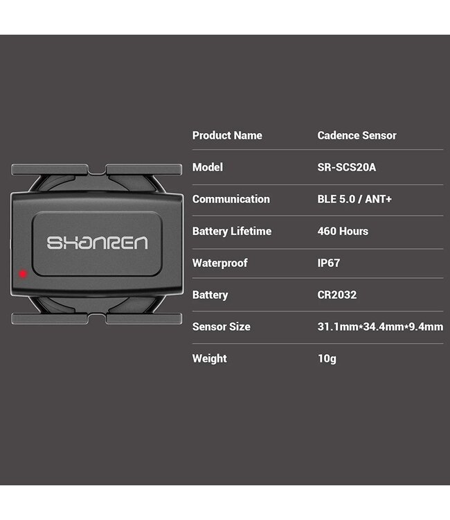 Shanren Technologies Wireless Bike Cadence Sensor