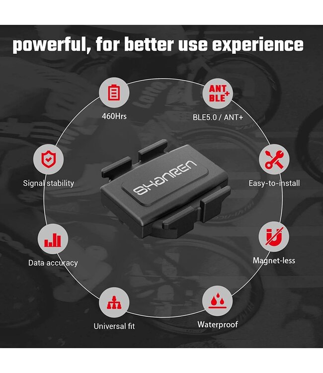 Shanren Technologies Wireless Bike Cadence Sensor