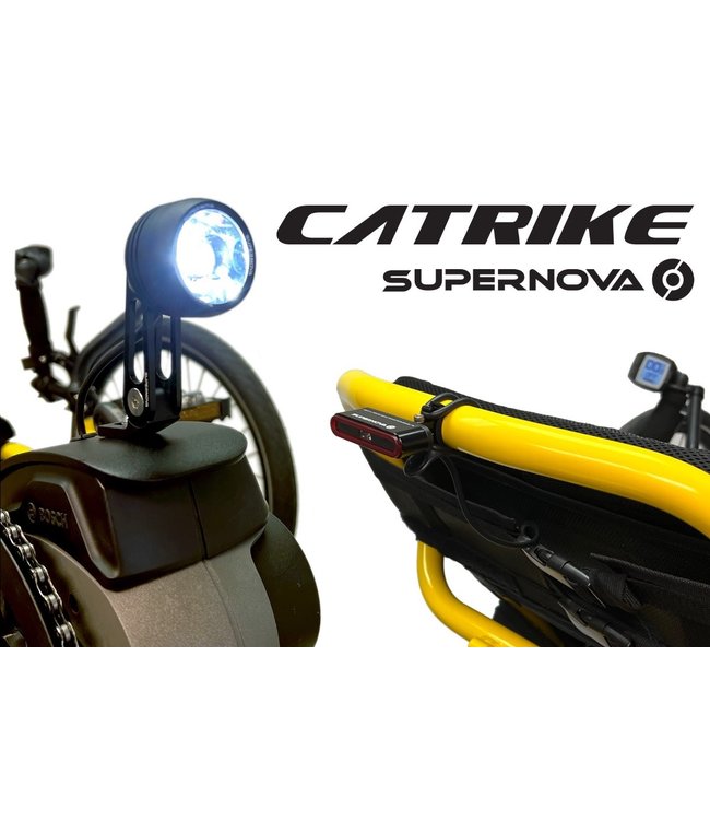 Système d’éclairage SUPERNOVA eCAT de Catrike