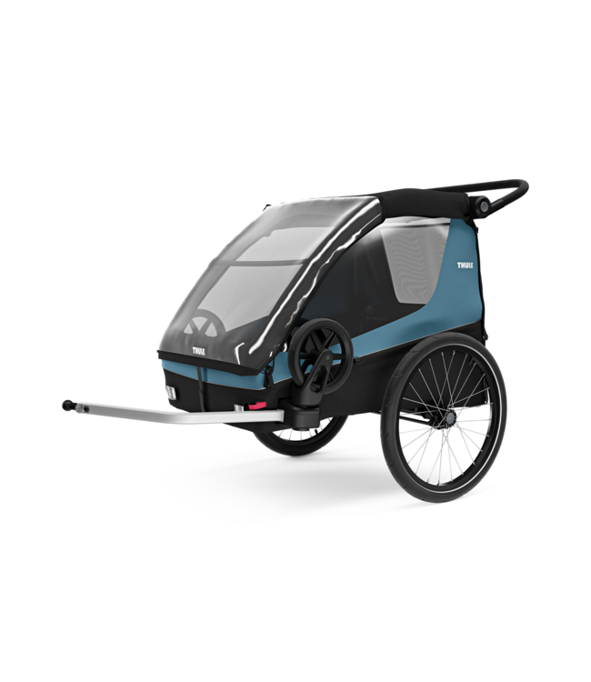 Remorque vélo Courier Bleu aegean de Thule