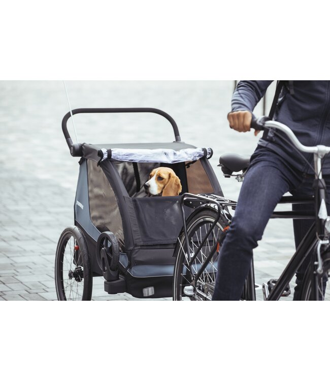 Remorque vélo Courier Bleu aegean de Thule