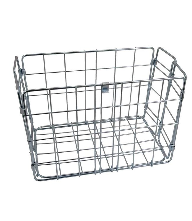 WALD 582 Folding Basket Silver 12.75 x 7.25 x 8.5 Shop the Best Bicycles Online