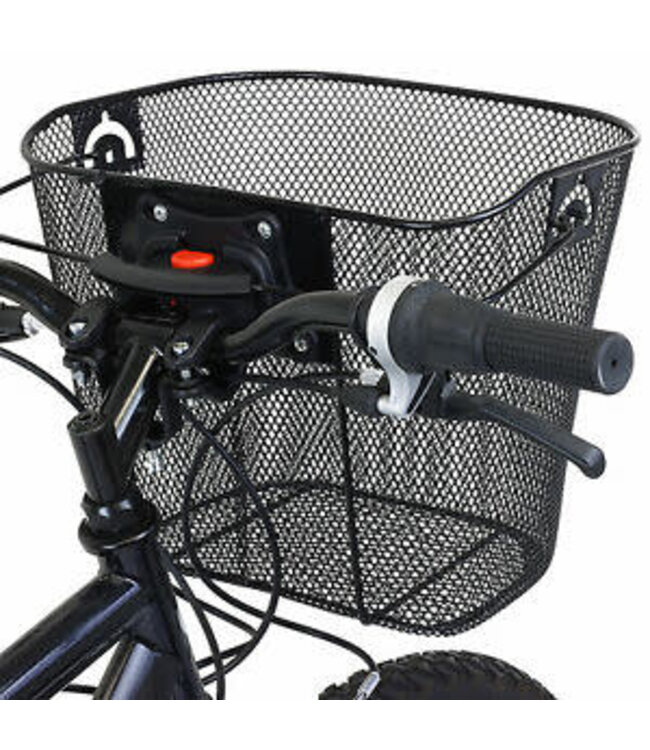 Babac Steel Mesh Front Basket Black