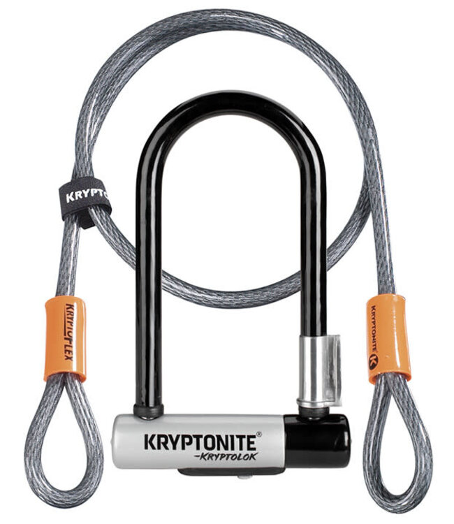 Kryptonite KRYPTONITE KRYPTOLOK MINI-7 W/ 4 CABLE U-LOCK