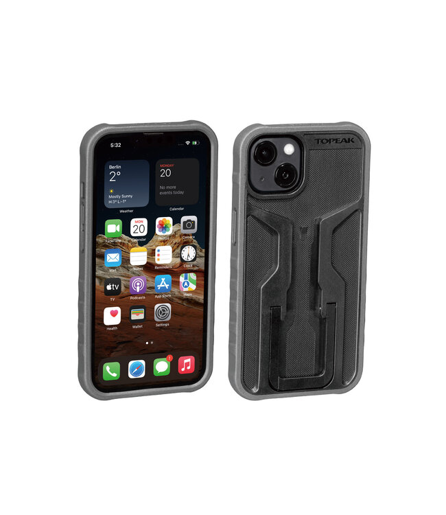 TOPEAK RIDECASE 13 W/ MOUNT BLACK/GREY