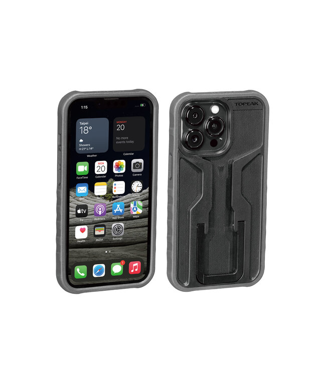 RIDECASE 13 PRO + SUPP. NOIR/GRIS DE TOPEAK