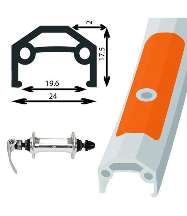 DAMCO 700C ALLOY SILVER (DW)