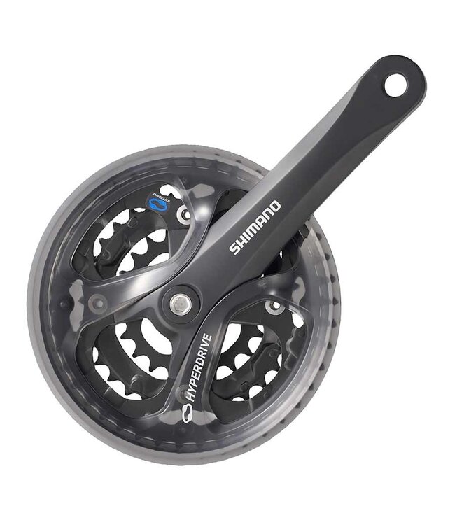 Pédalier Acera FC-M361 (7/8vit., 170mm, 28/38/48D, BCD: 64/104mm, Carré, 50 mm et Noir) a/ Garde-chaîne