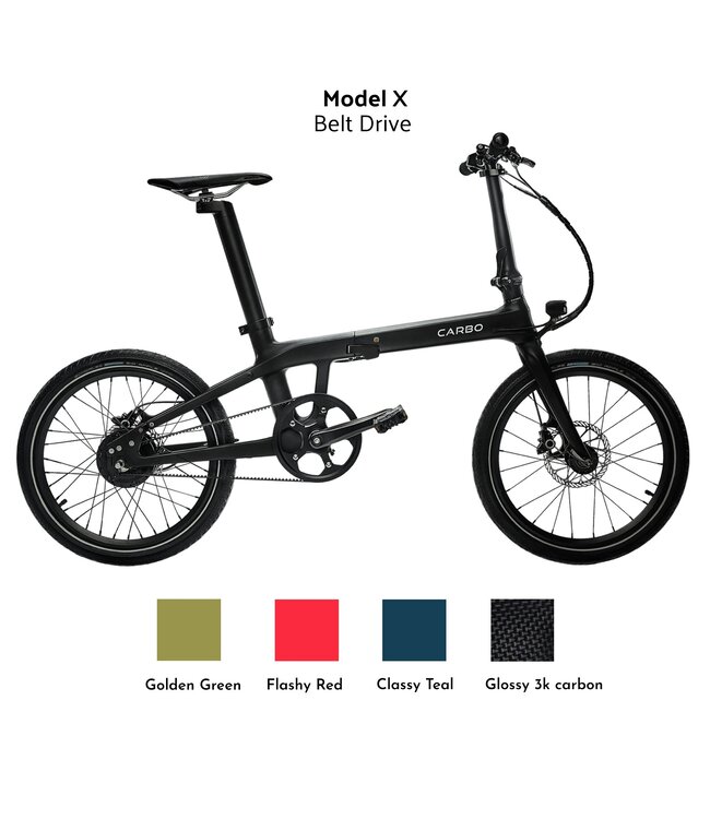 Vélo électrique pliable Model X de CARBO