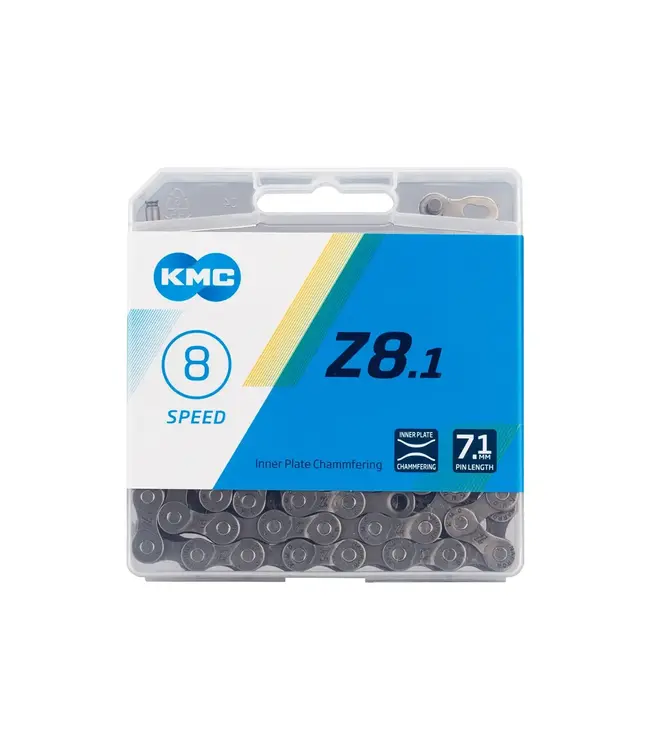 Chaîne 8vit. Z8,1 Gris (116 maillons) de KMC
