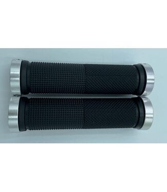 Vader Vader Grip 130mm black kraton with double silver alloy lock-on