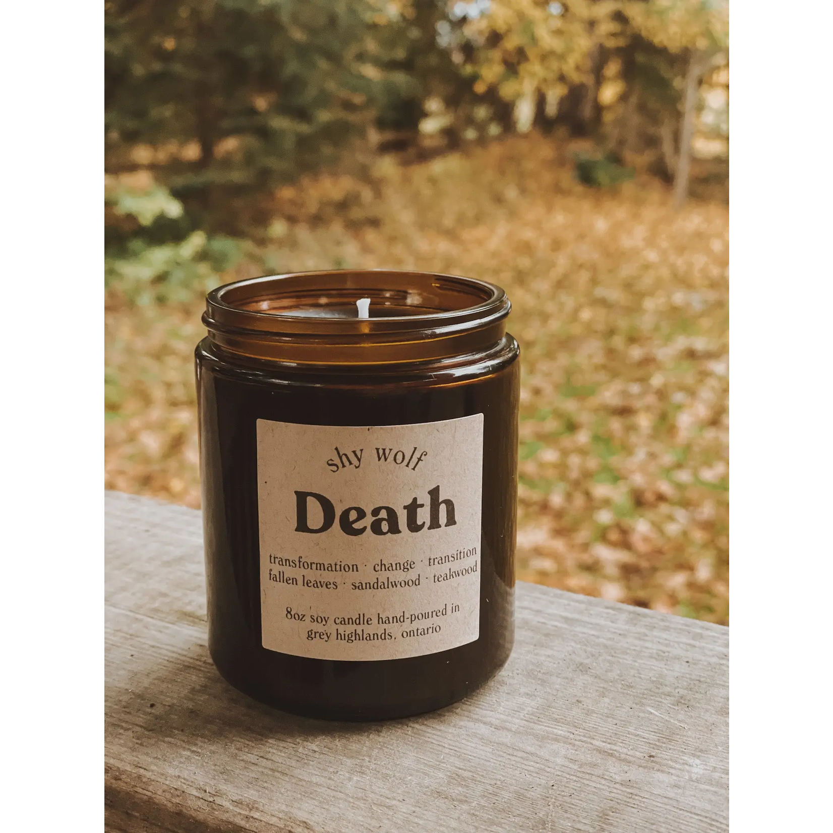 Soy Candle Death Tarot