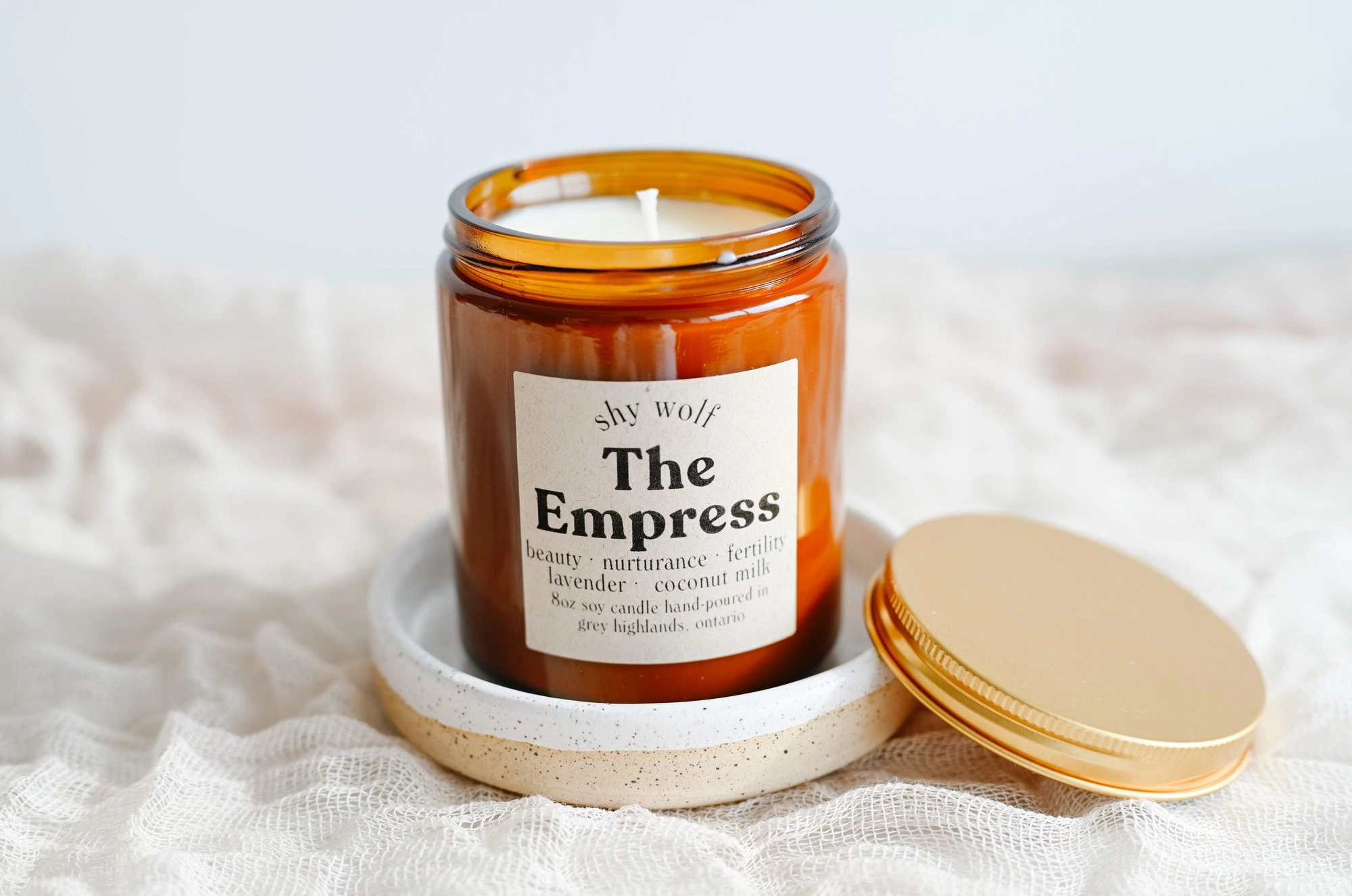 Candle Soy Empress Tarot Copper Alley Gift Boutique
