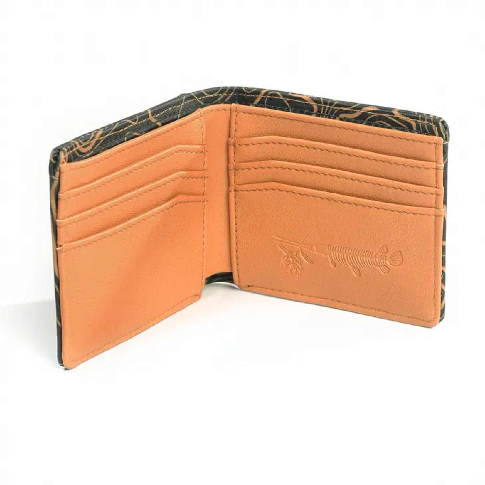 Wallet Blk/Brn Topo Bifold