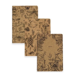 Notebook Skinny 3 Pack Kraft Earth Collection
