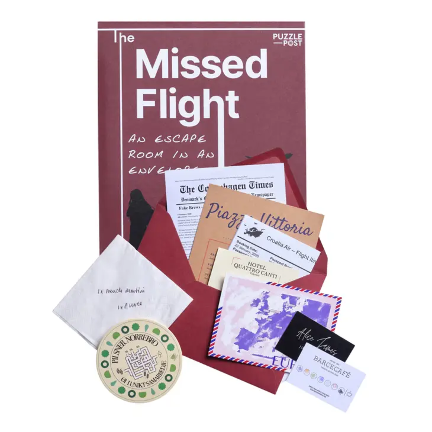 Escape Room in an Envelope - The Missed Flight